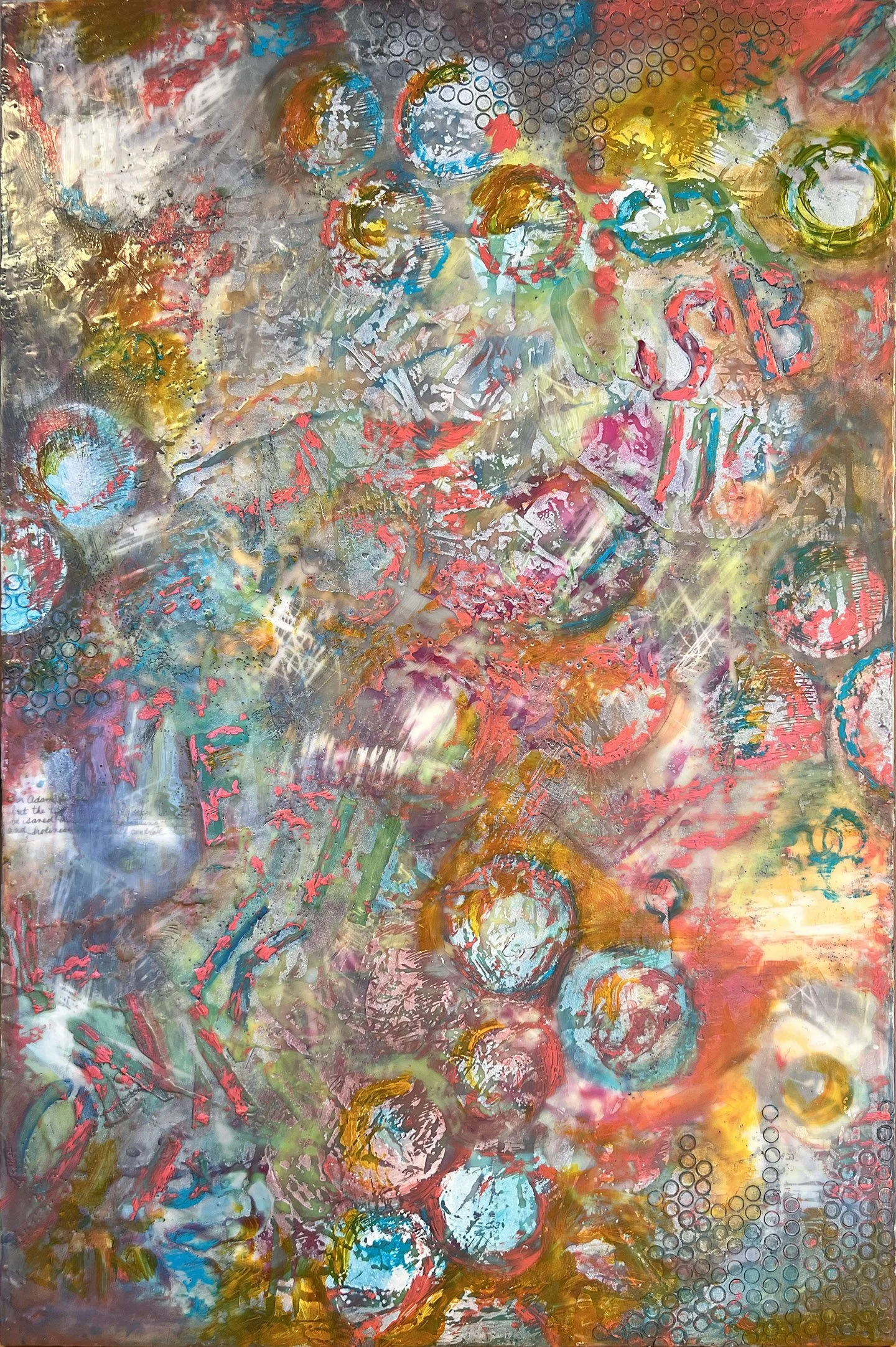 Chaos in the Garden, 36 x 24”, 2026

