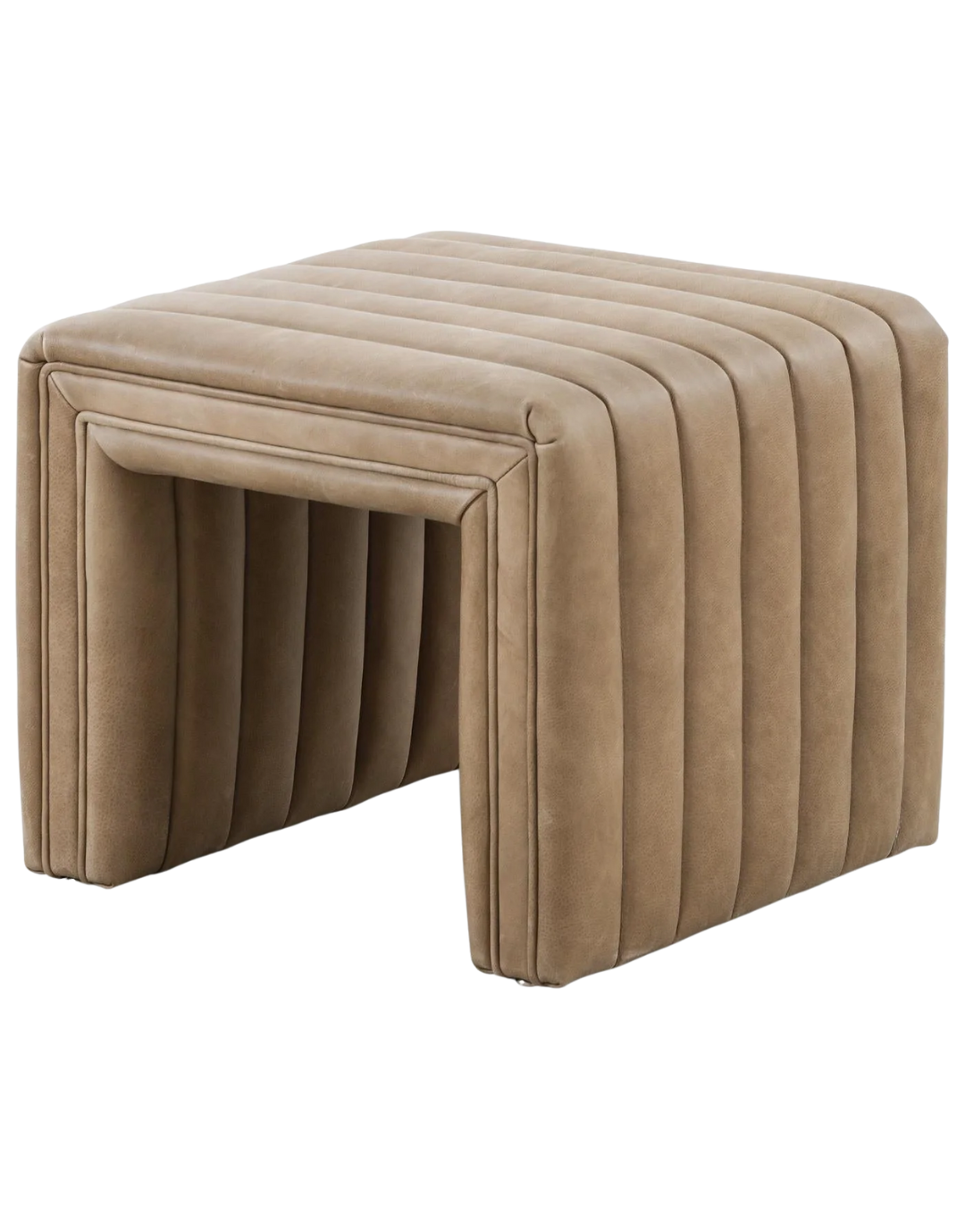 Leather Ottoman