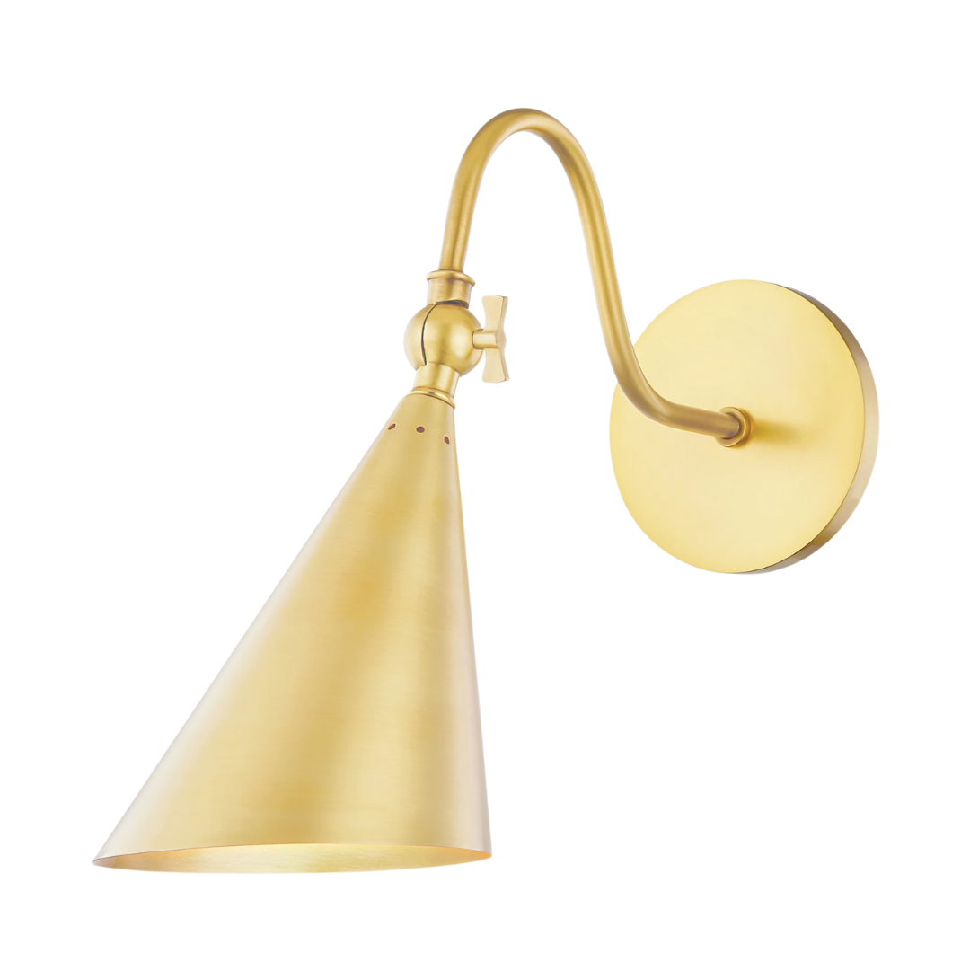 brass sconce