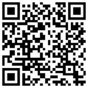 A QR code is shown in black and white.