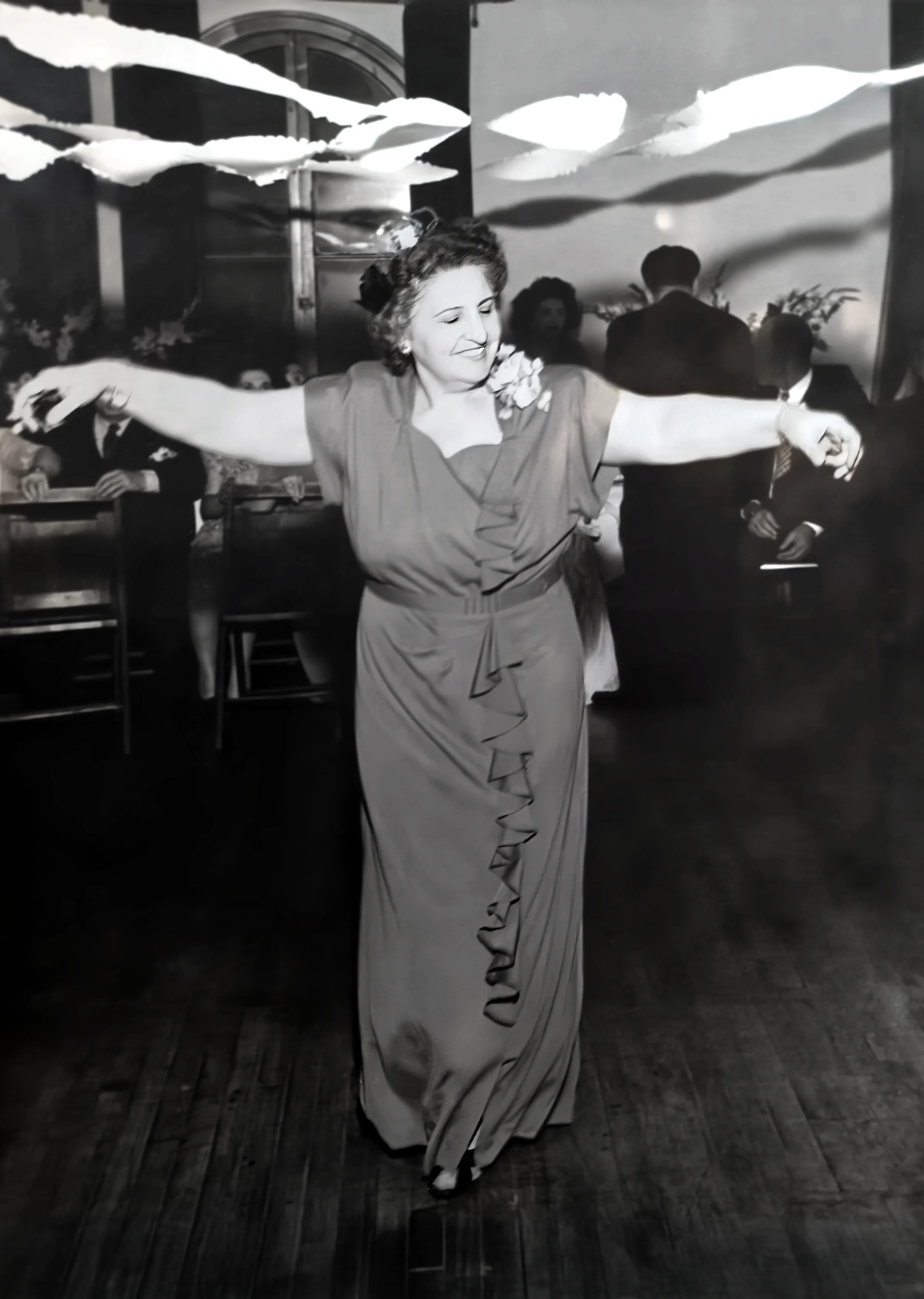 Nabeha Nicola, Larry's grandmother and the original inspiration behind Ojai Rôtie — beloved chef and baker in the Los Angeles Lebanese community