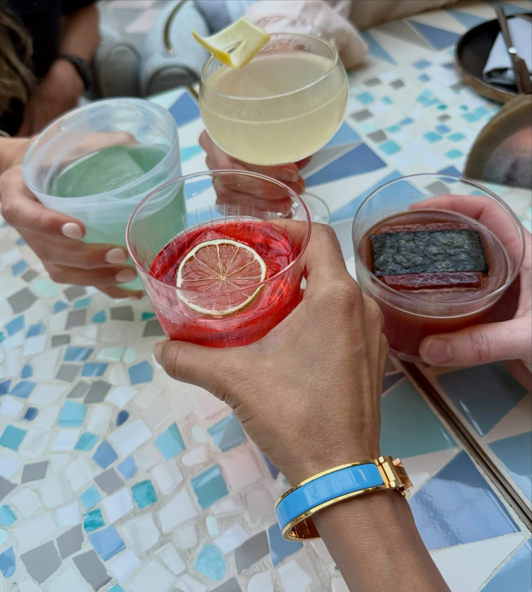 first, we toast
