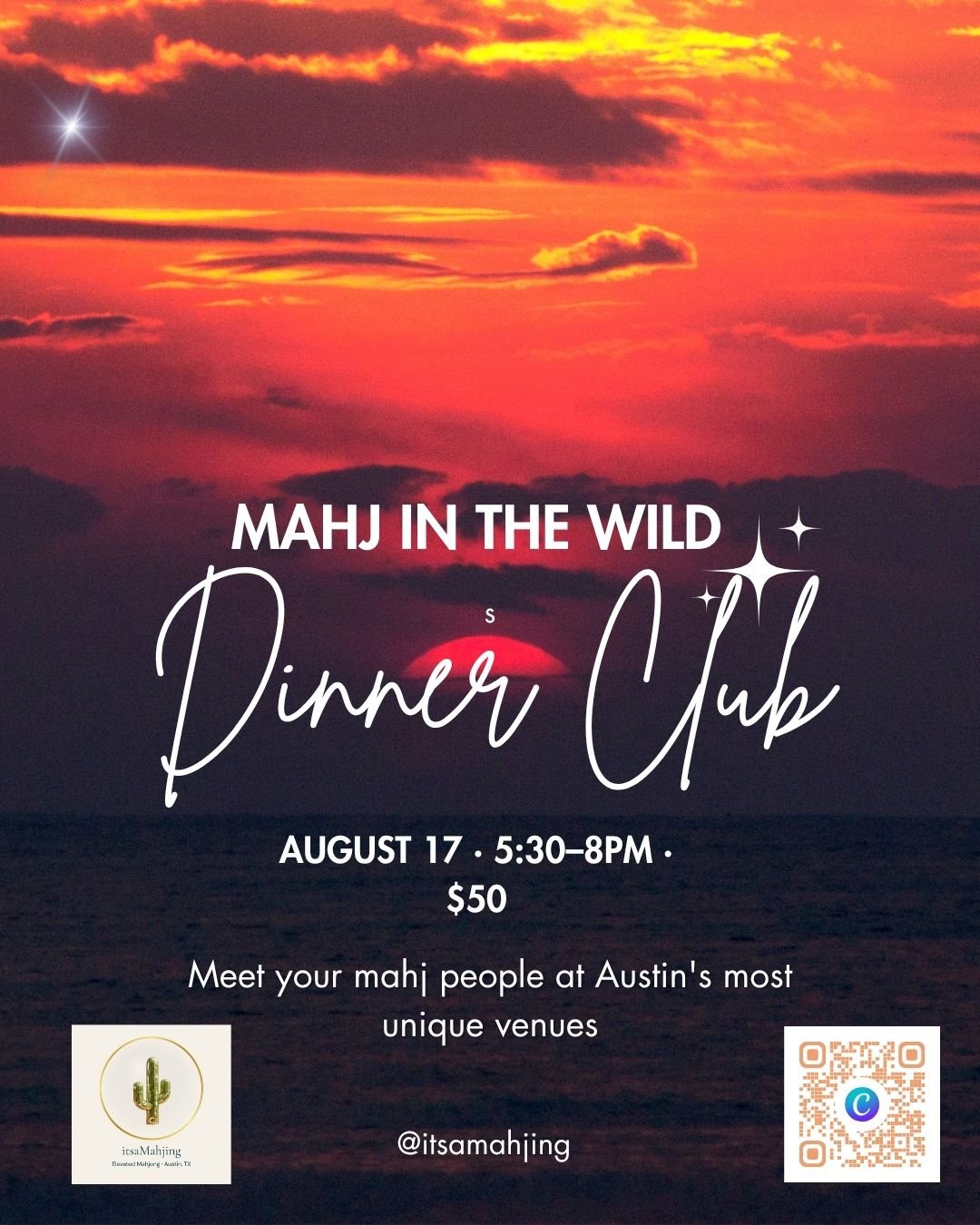 Mahj in the Wild Dinner Series