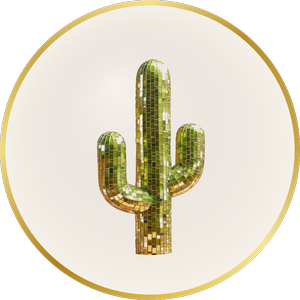 itsaMahjing disco cactus logo