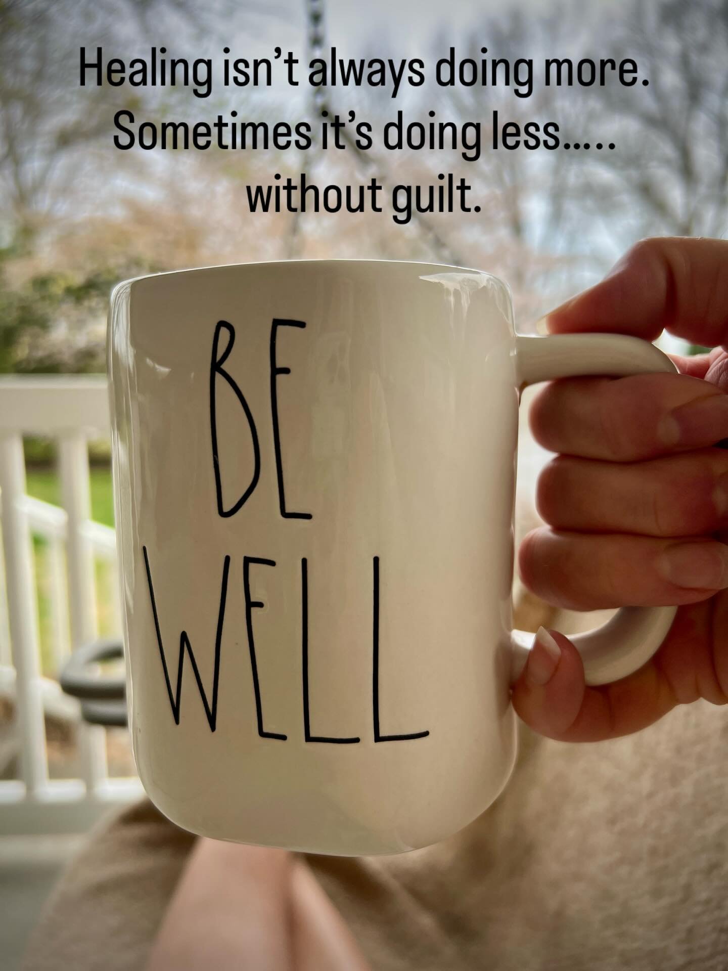 You can add somatic exercises, breathing, mindfulness and a whole wellness routine&hellip;
But this is the part no one talks about.

Learning how to STOP
without feeling like you&rsquo;re falling behind.

That&rsquo;s the real work.

Hit follow if yo