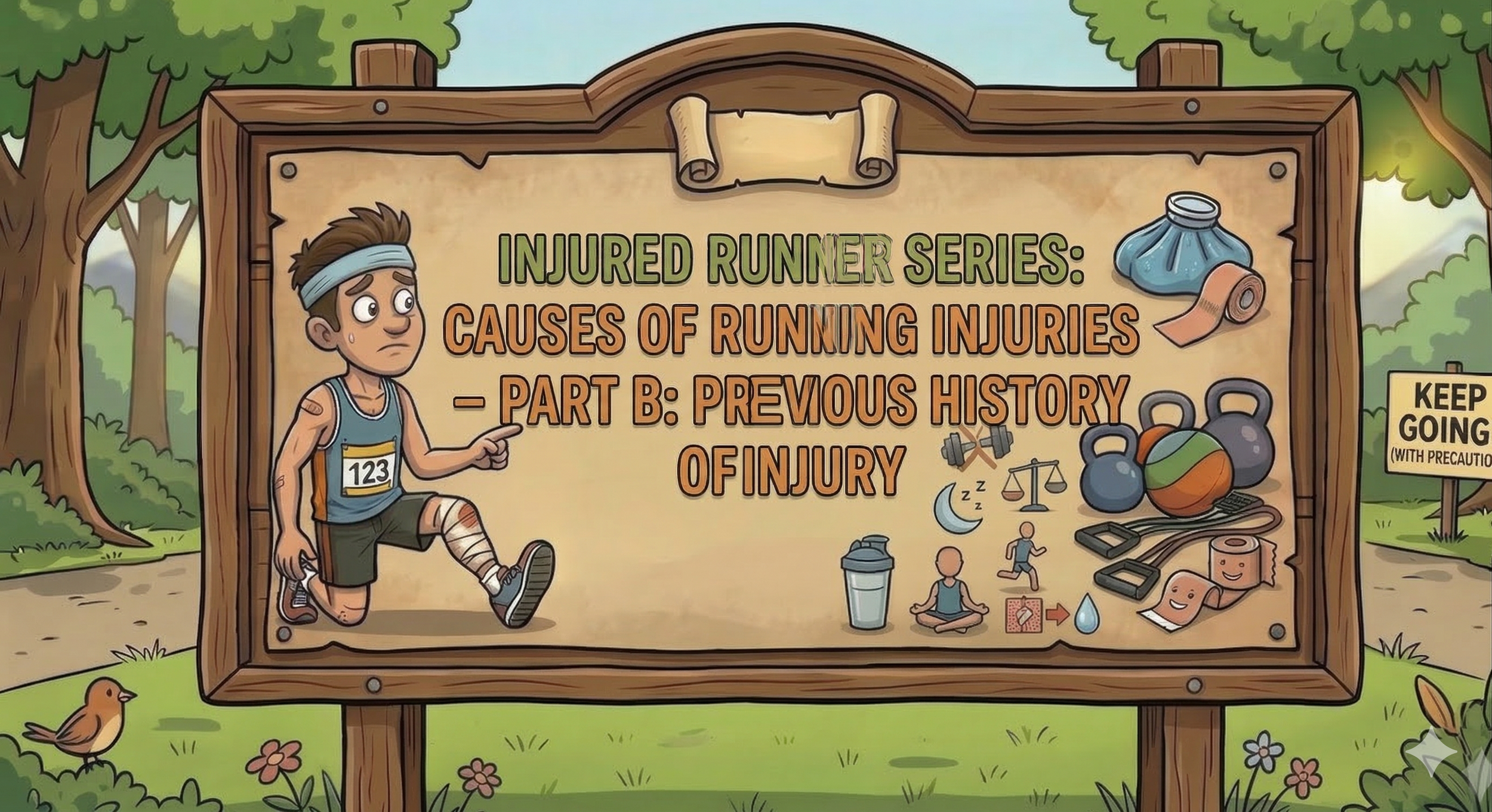 Injured runner series: causes of running injuries - part b: previous history of injury
