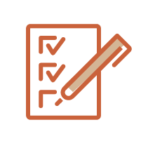 Checklist with checkmarks and a marker