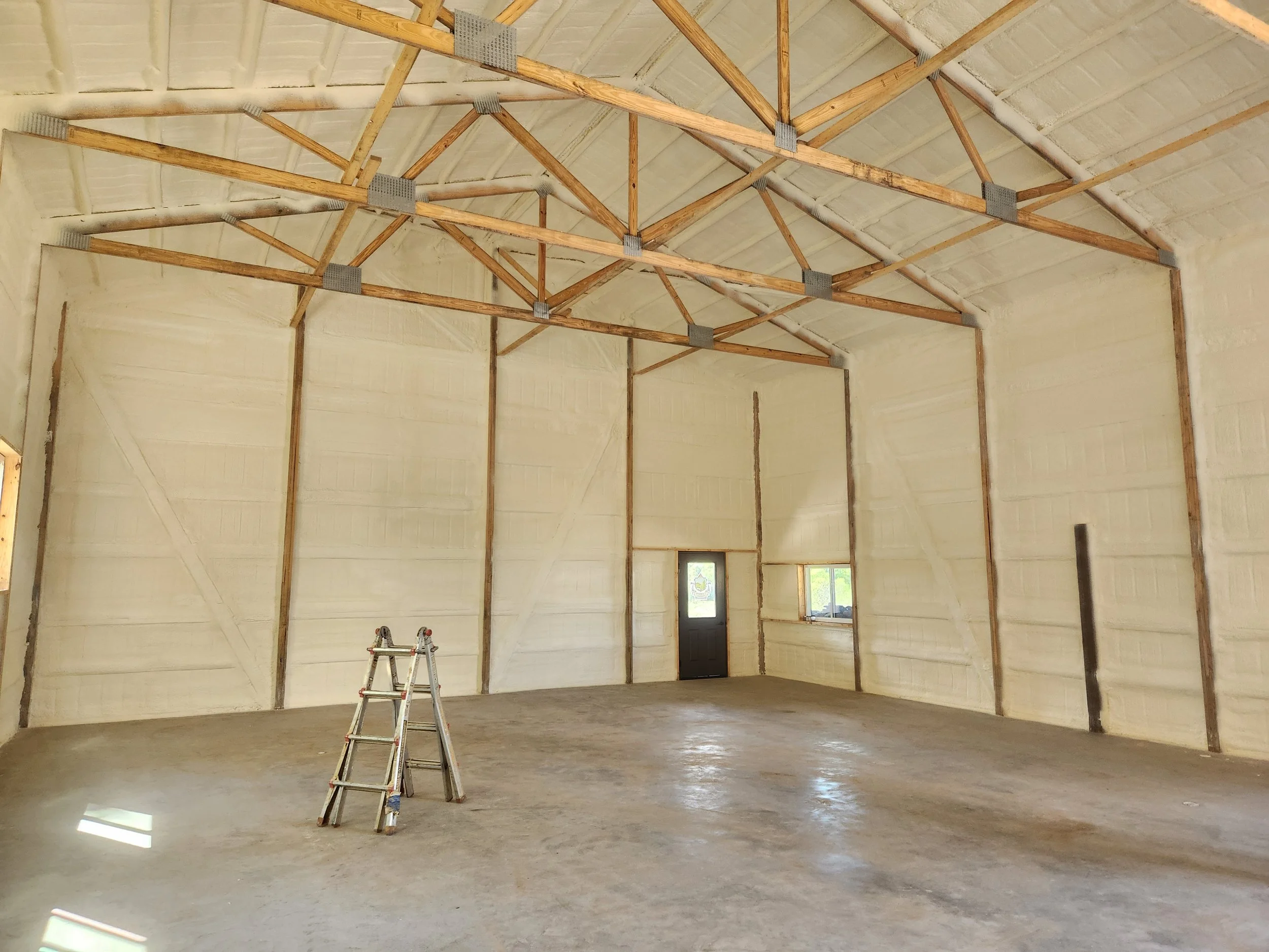 Spray Foam Pole Barns