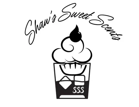 A clean, elegant logo featuring the brand name "Shaw's Sweet Scents" in a sophisticated, minimalist font. The design reflects a modern and cozy aesthetic, often paired with soft imagery of dessert-inspired candles and artisanal wax melts.