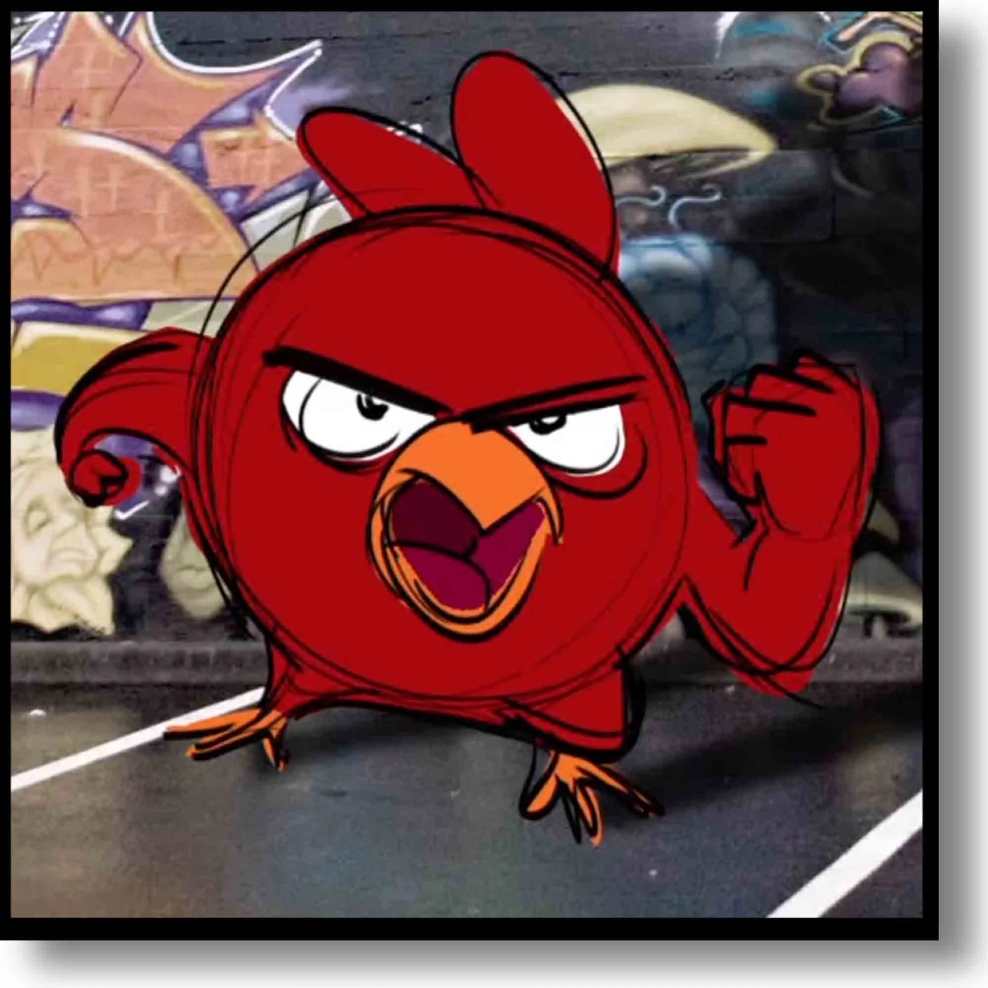 Angry Storyboard sketch