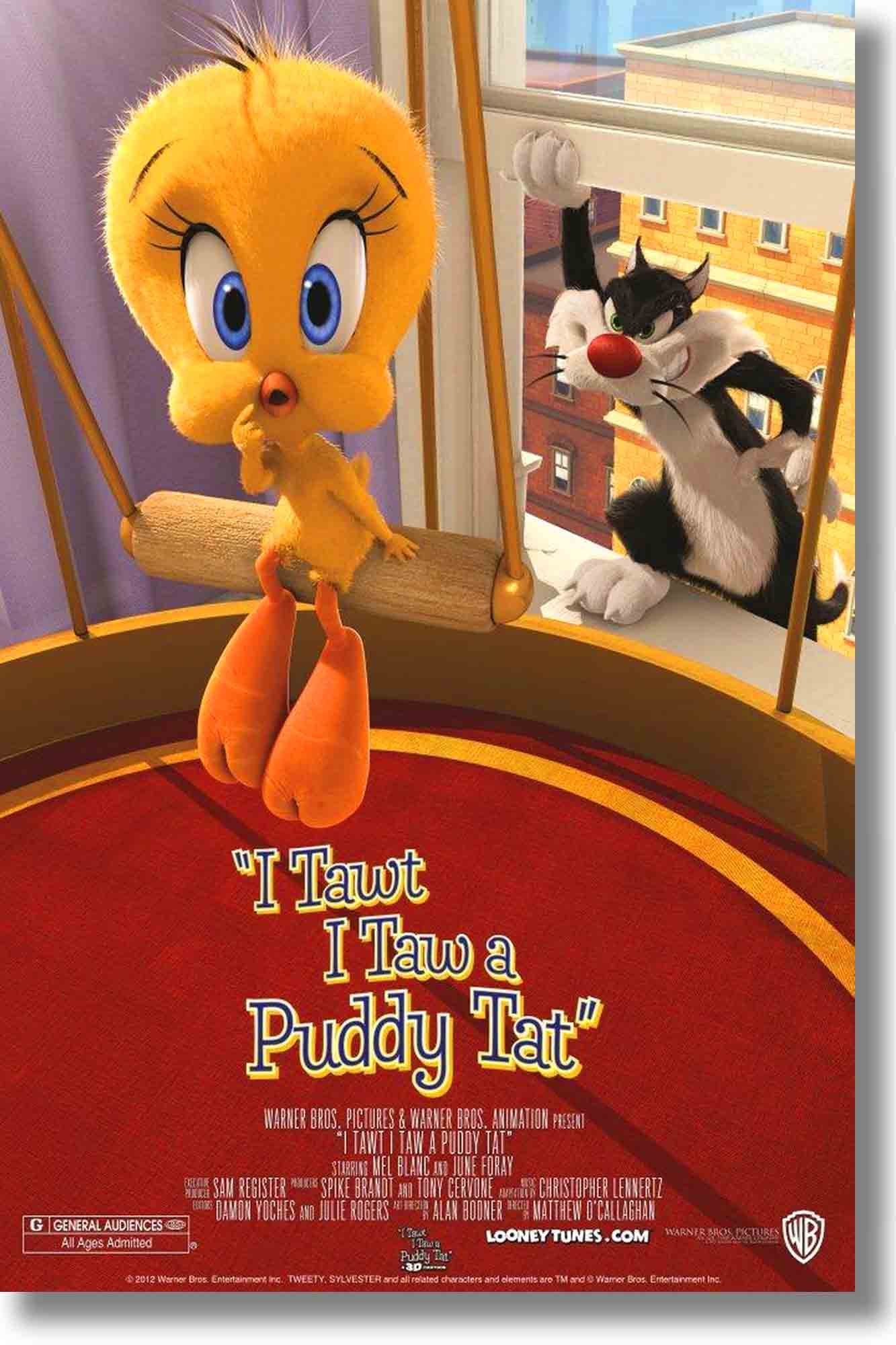 I Tawt I Taw a Puddy Tat - poster