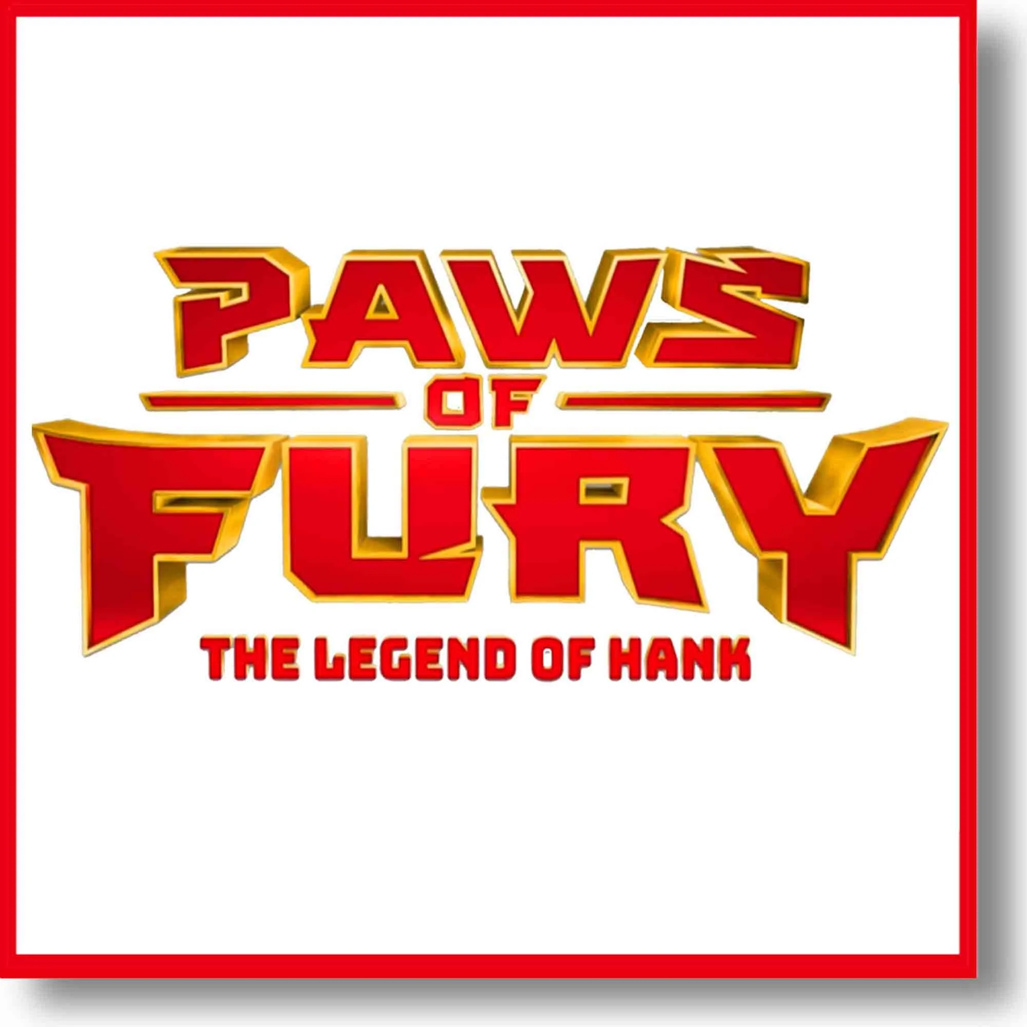 Logo for 'Paws of Fury: The Legend of Hank