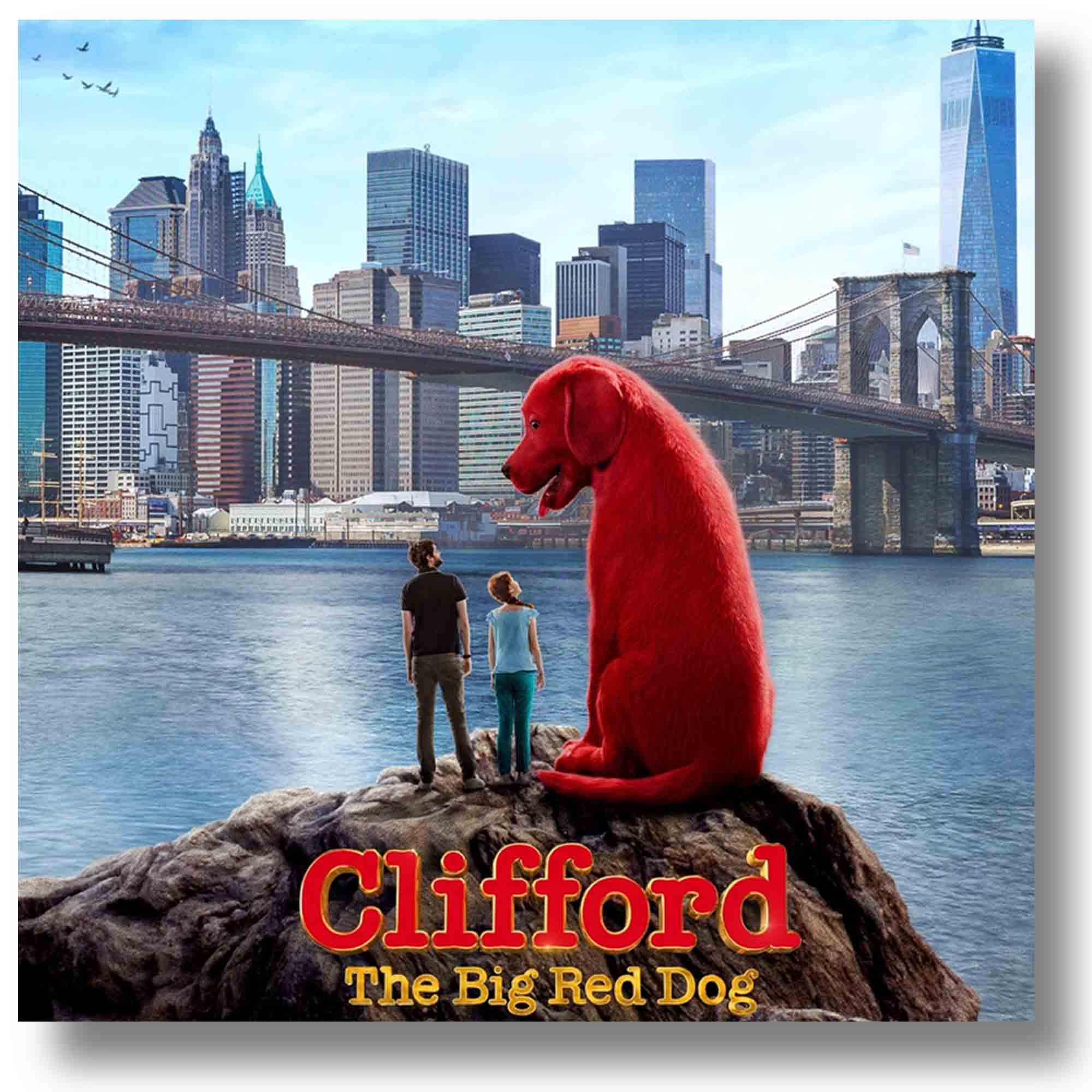 A movie poster for 'Clifford the Big Red Dog'