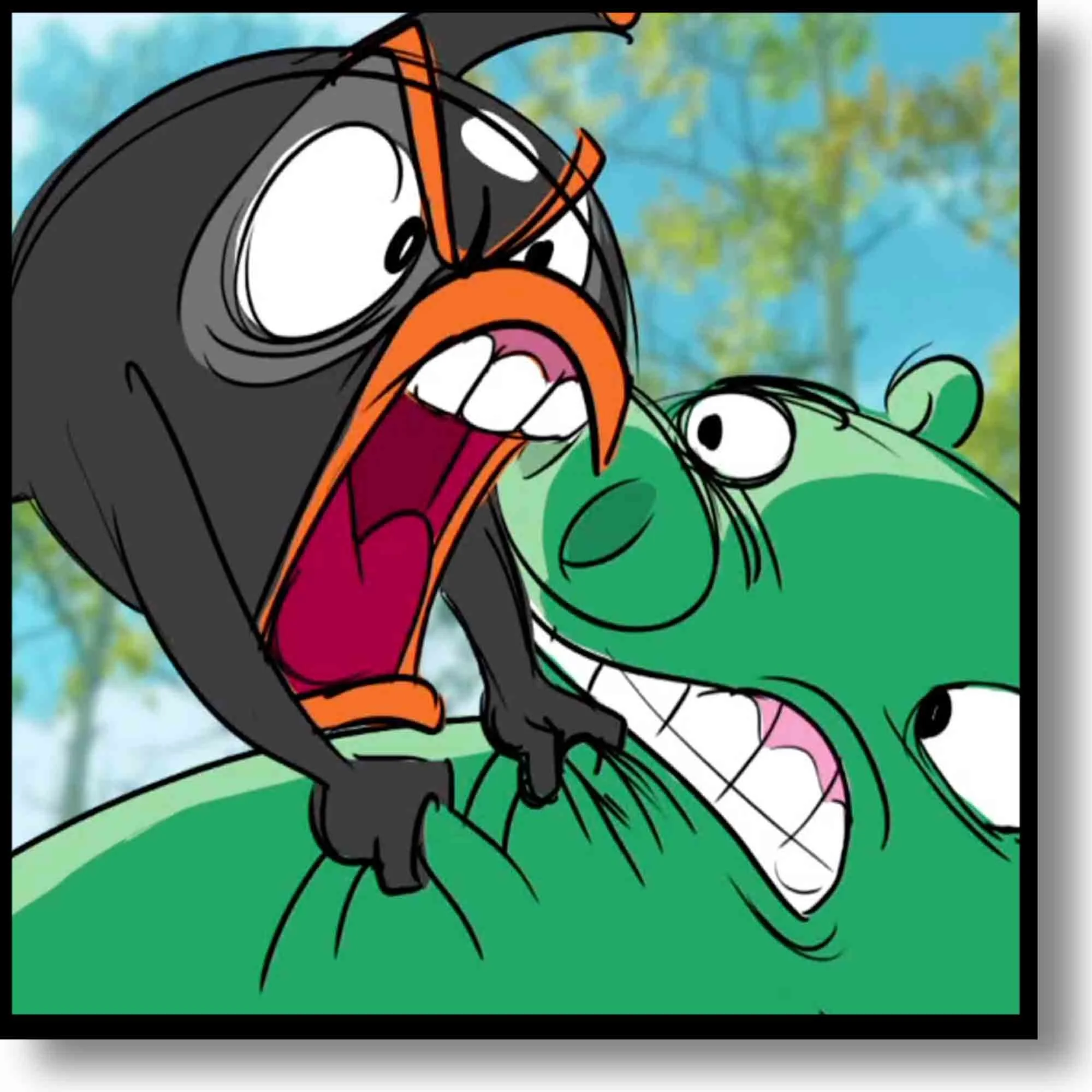 Angry Storyboard sketch