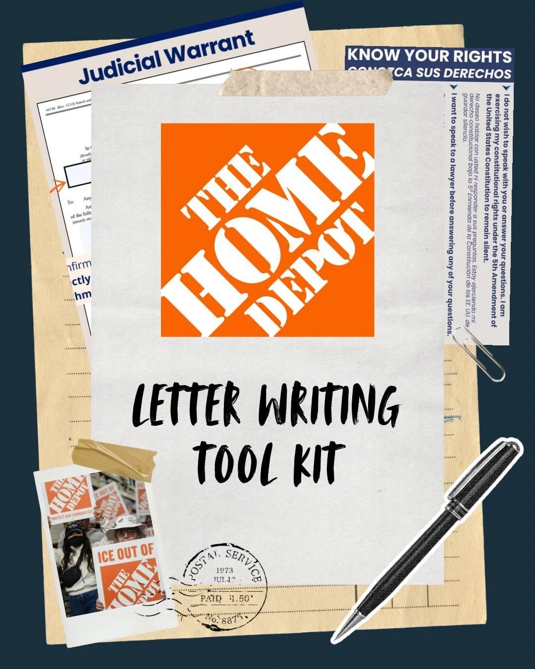 Join our letter writing campaign to pressure @homedepot to take a stand against ICE. #defrosthomedepot