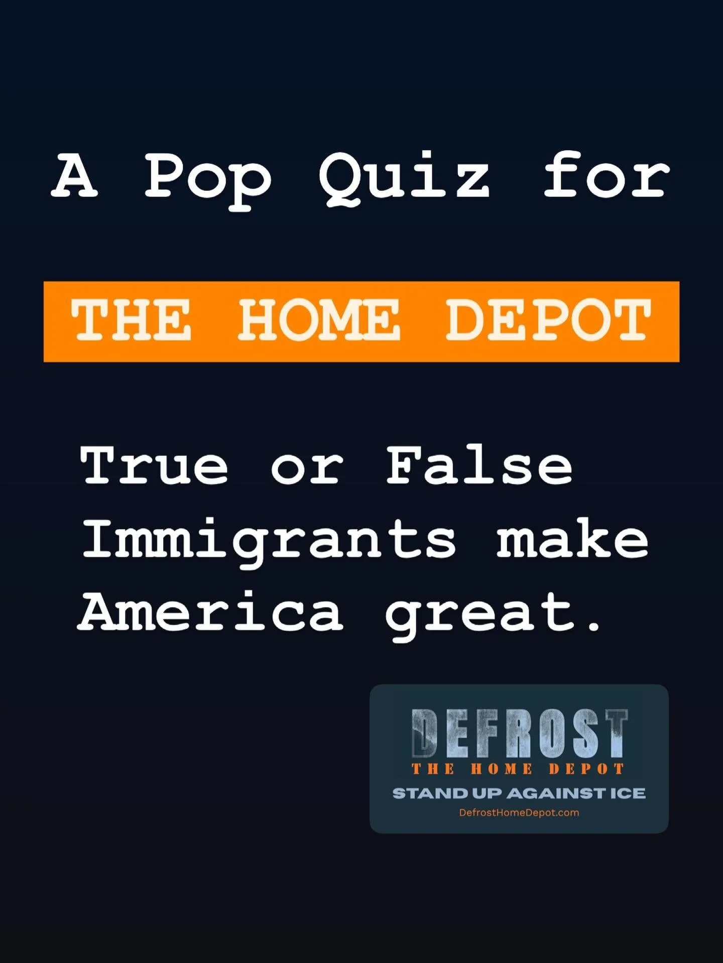 @homedepot just a little pop quiz for you on this beautiful Monday morning. 👀