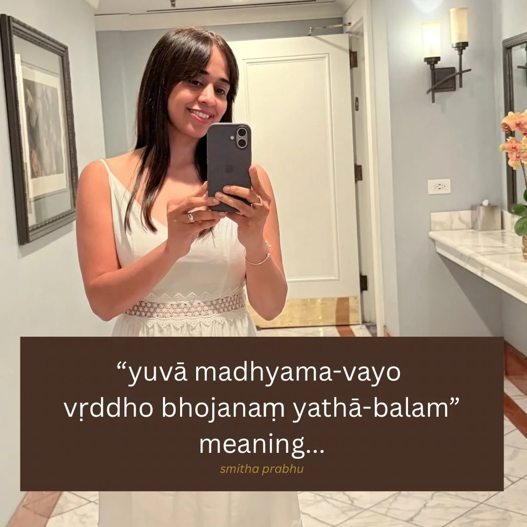There are so many things in our #ayurveda scriptures that just makes sense. 

As a growing child, one must eat more to support rapid growth, tissue building and development.

In 20s, one can eat more or heavier foods because digestion and metabolism 