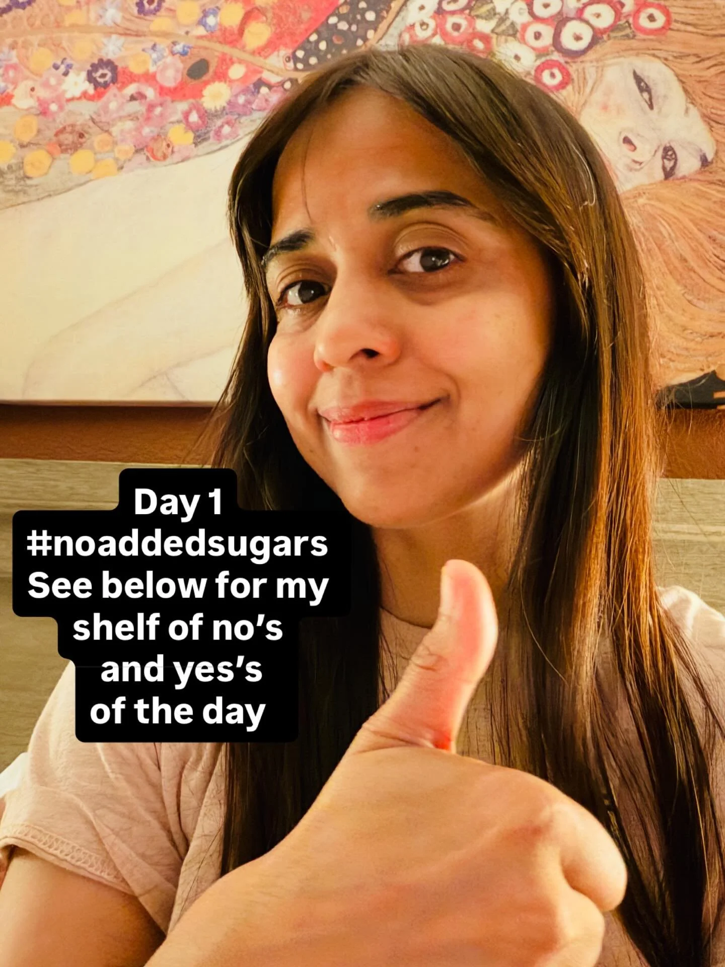 Shelf of no&rsquo;s
1. Bars of dark chocolates lying in the fridge
2. Chocolate covered almonds 
3. Chia seed pudding with honey
4. Chaat with sweet chutney 

Shelf of yes&rsquo;s 
1. I made new chia seed pudding for myself without honey - with apple