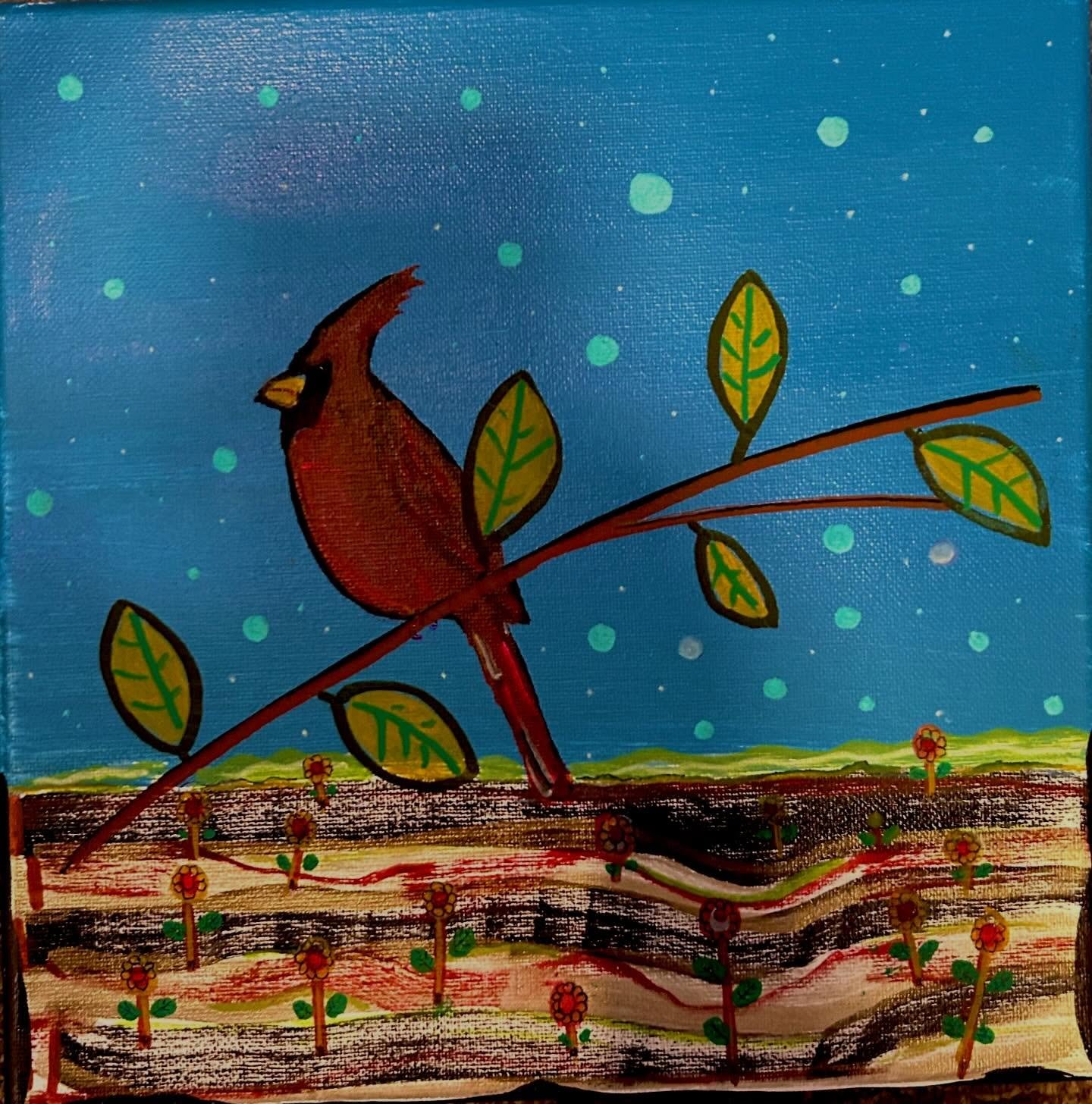 There are wine flights, cheese flight boards, then there is &ldquo;cardinal flight paintings&rdquo;.
 This flight and let me assure you, the cardinals won&rsquo;t fly away but the paintings will, are only $100 for three.