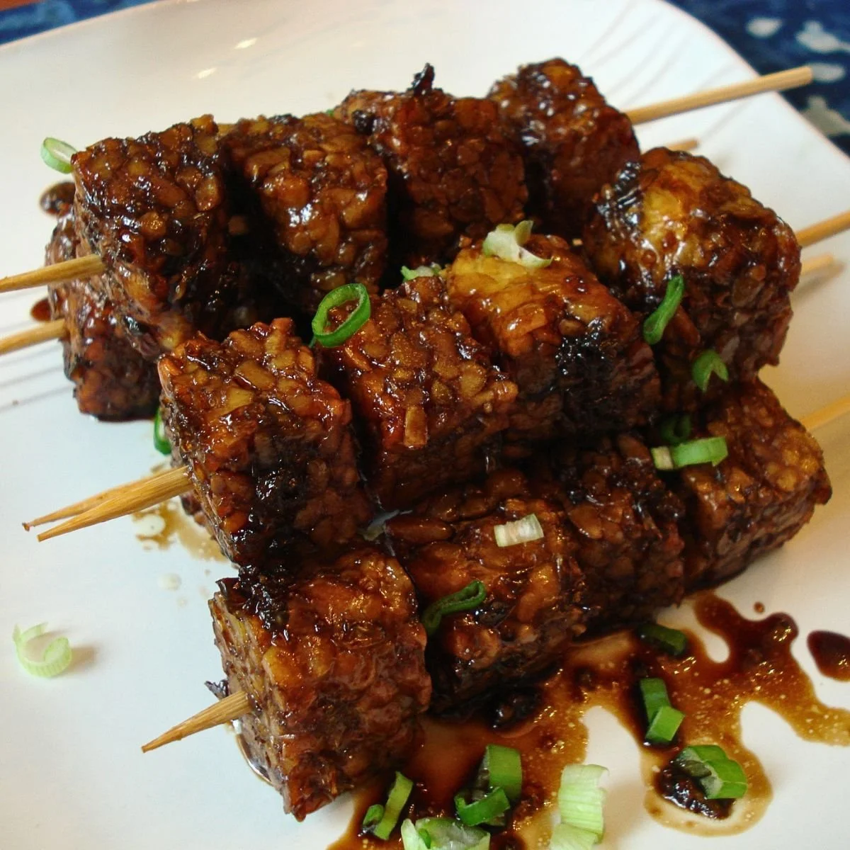 Asian Style Tempeh Kabobs
