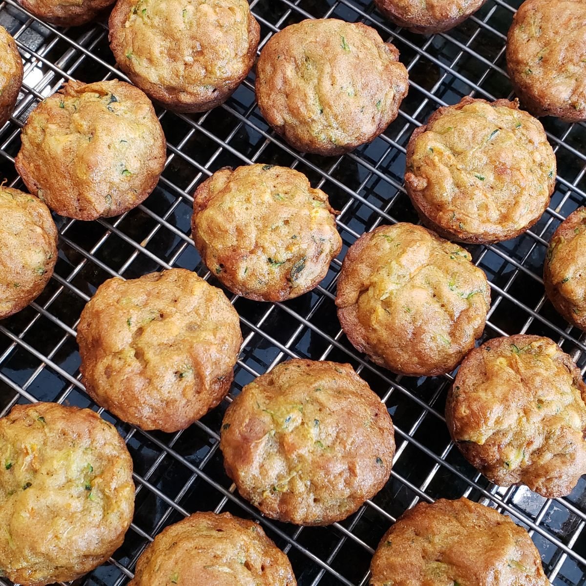 Carrot Zucchini Mini Muffins