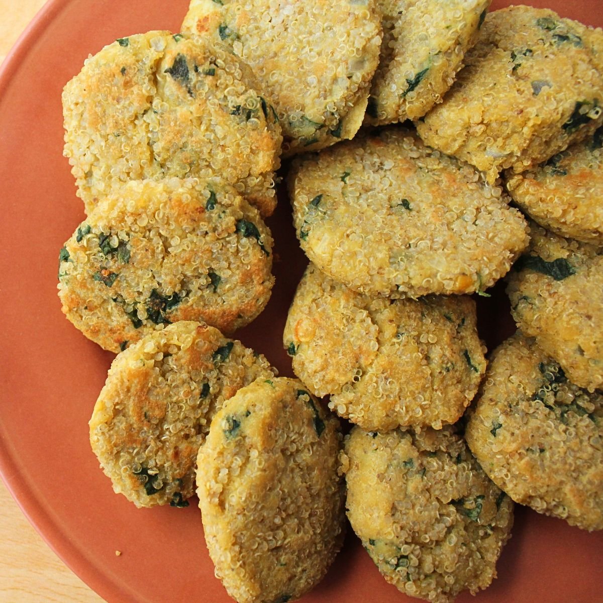 Red Lentil &amp; Quinoa Cakes