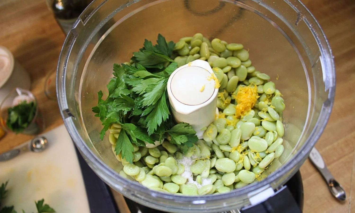 lima beans in food processor