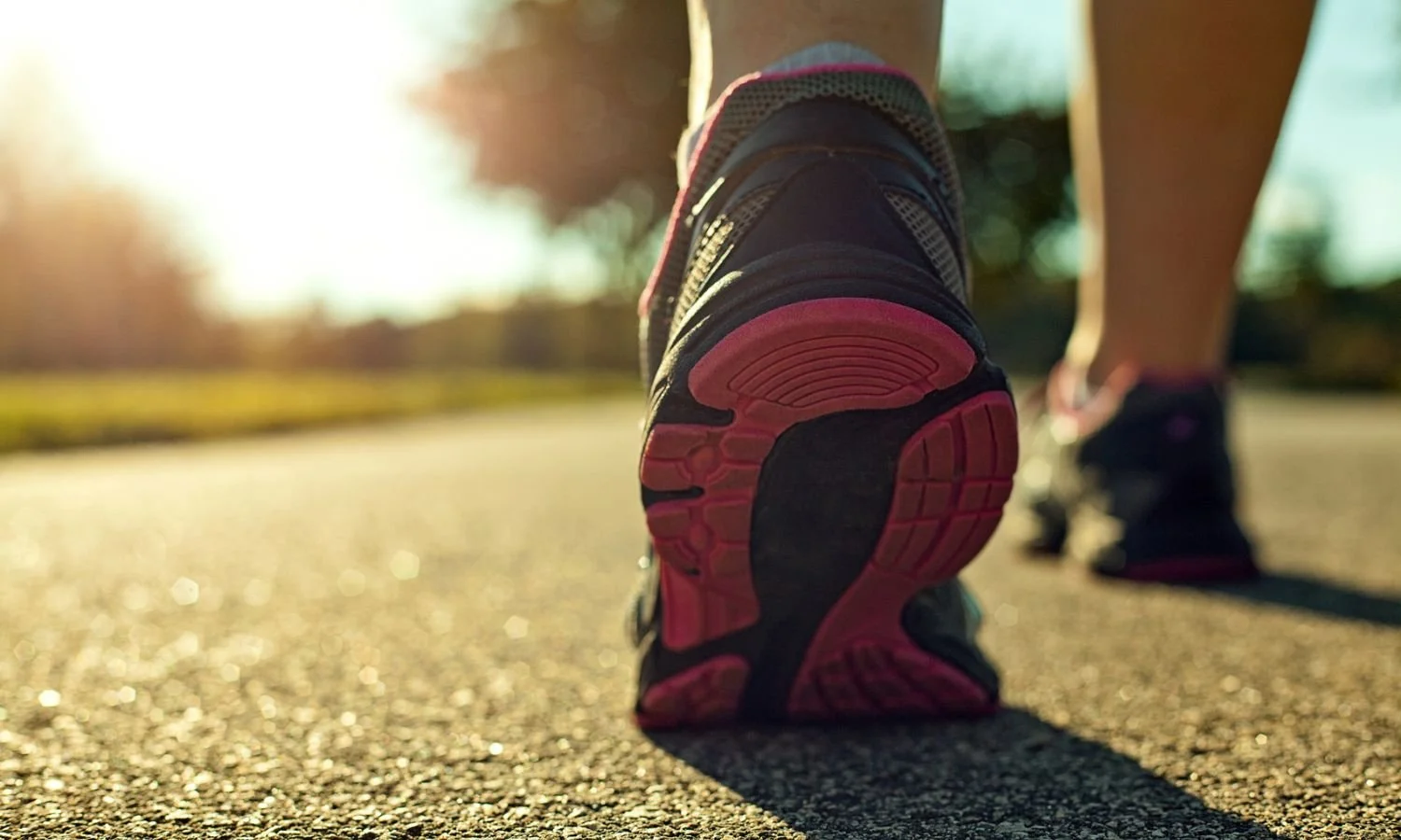 building healthy habits woman walking