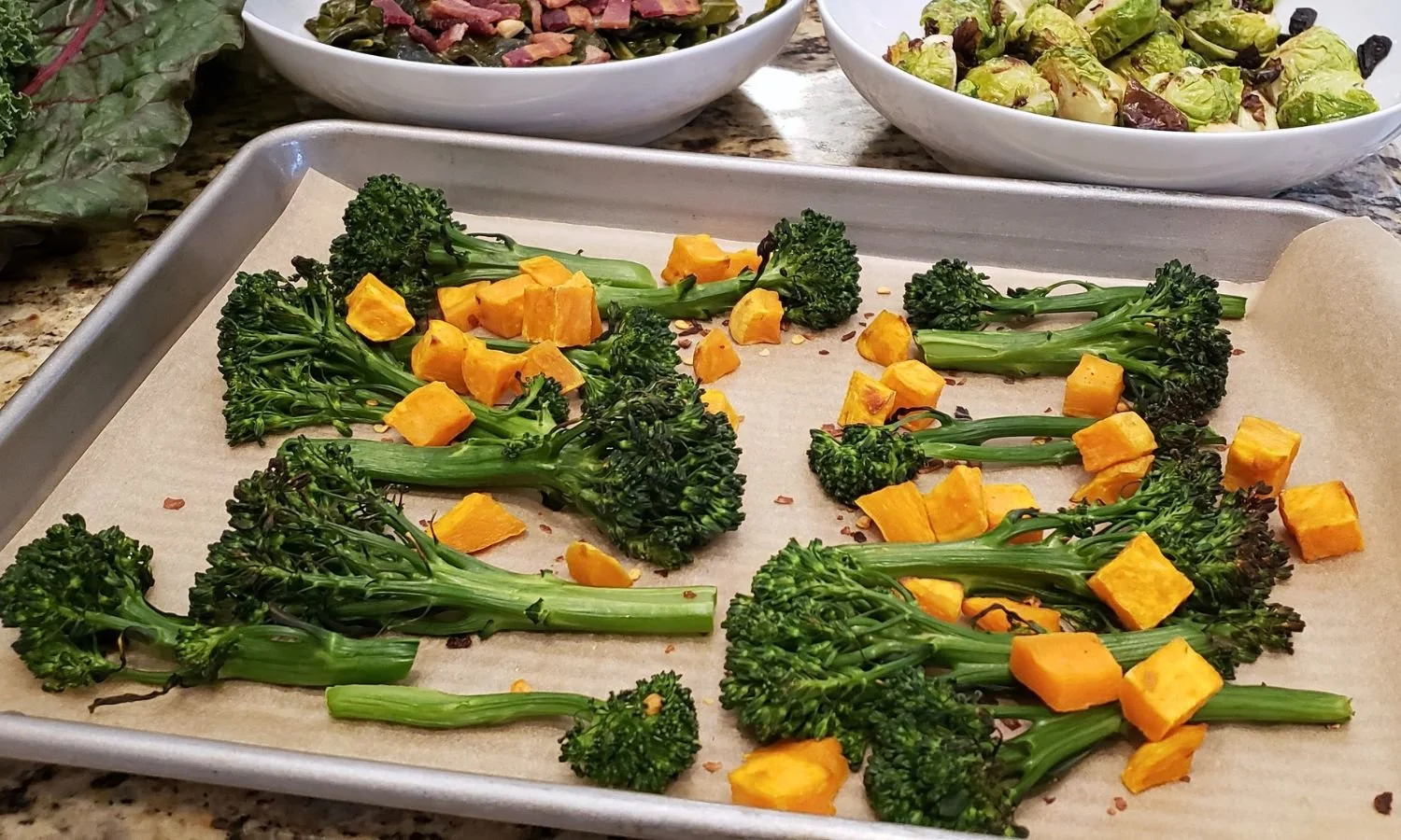 broccoli rabe with butternut squash