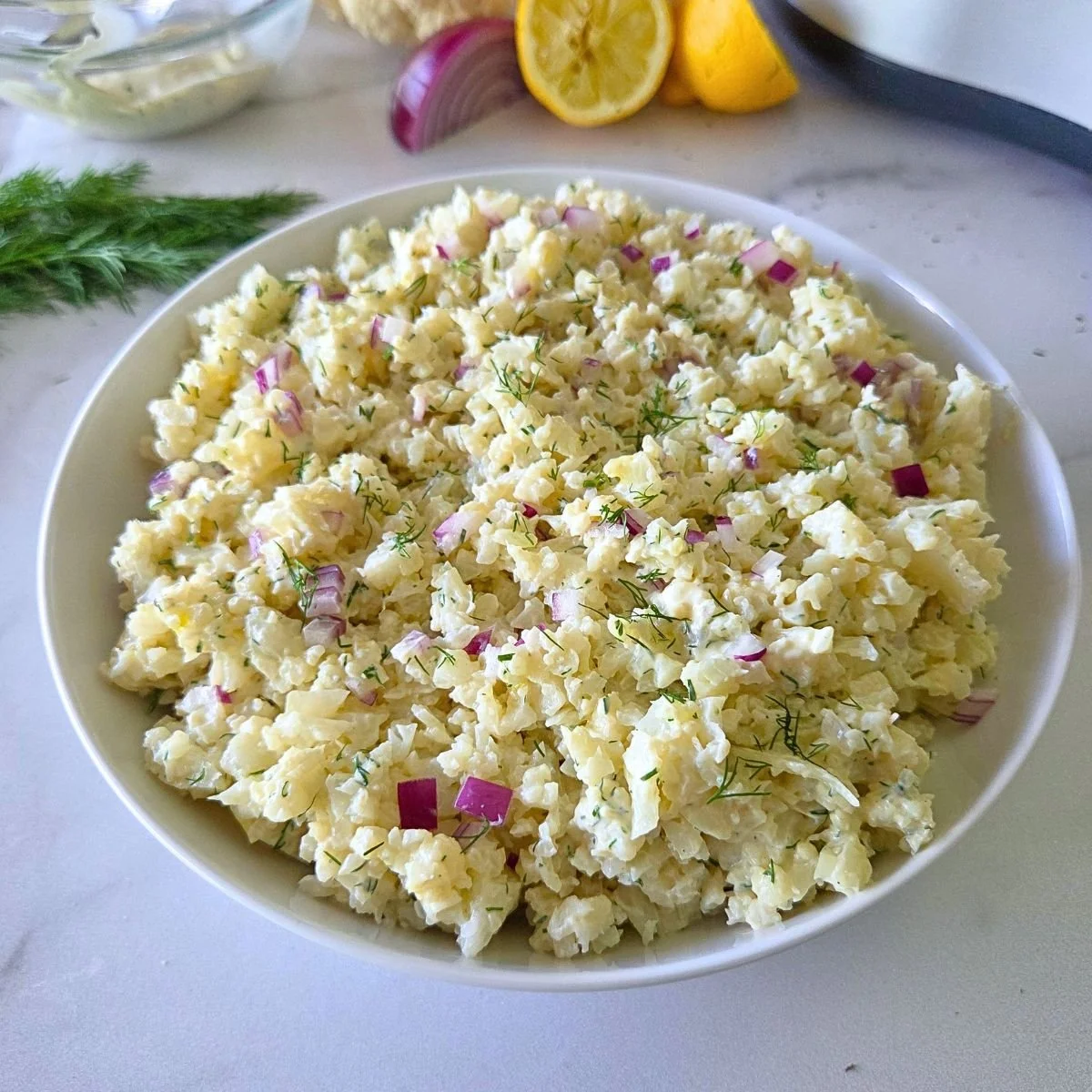 cauliflower dill salad