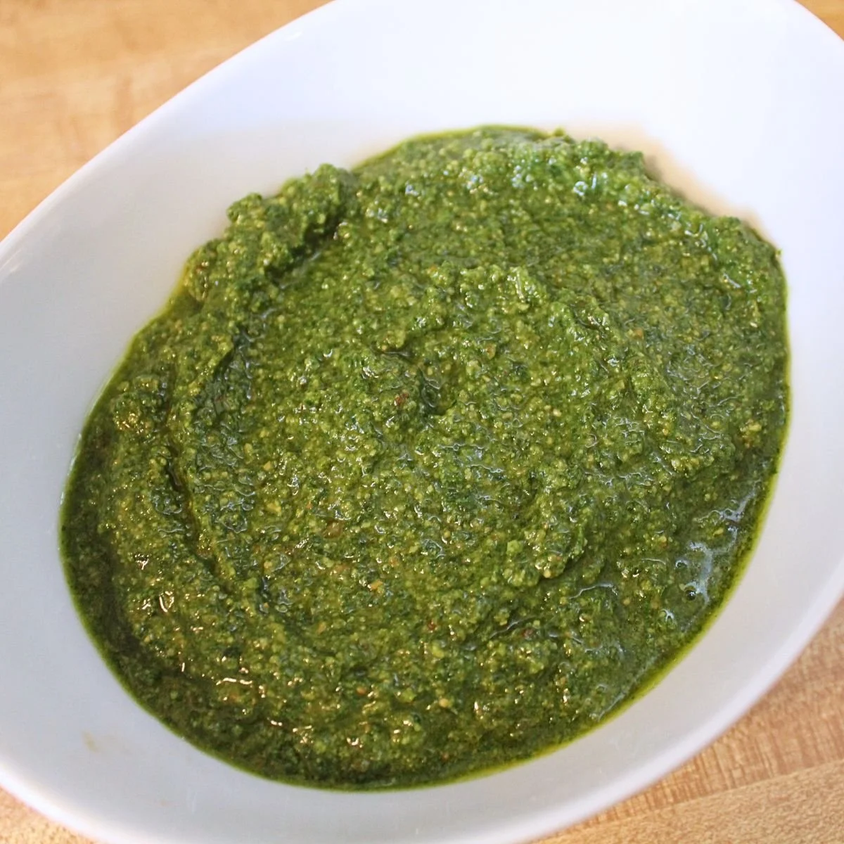 bowl of dairy free pesto