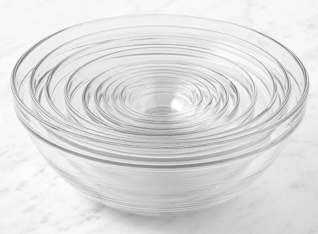 Glass Mixing Bowl 10-Piece Set