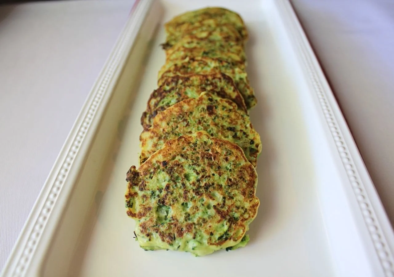 Broccoli and Zucchini Fritters