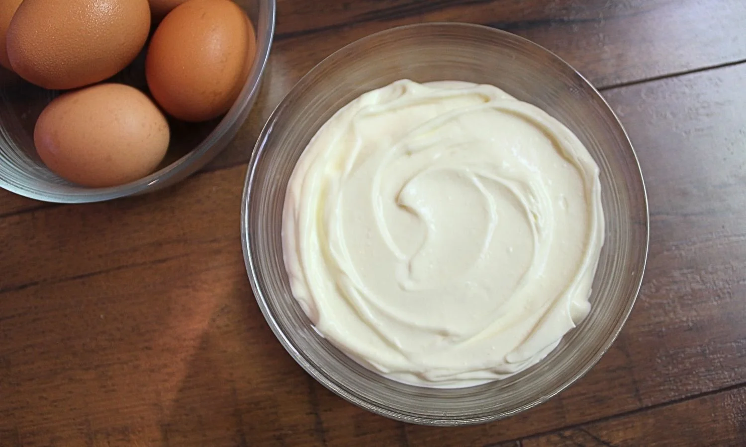 bowl of homemade mayo