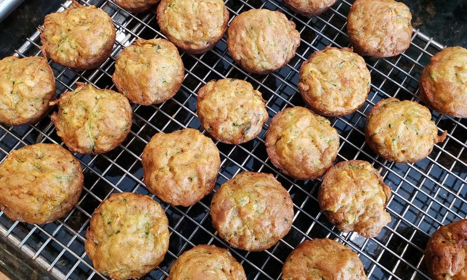 gluten free carrot zucchini mini muffins