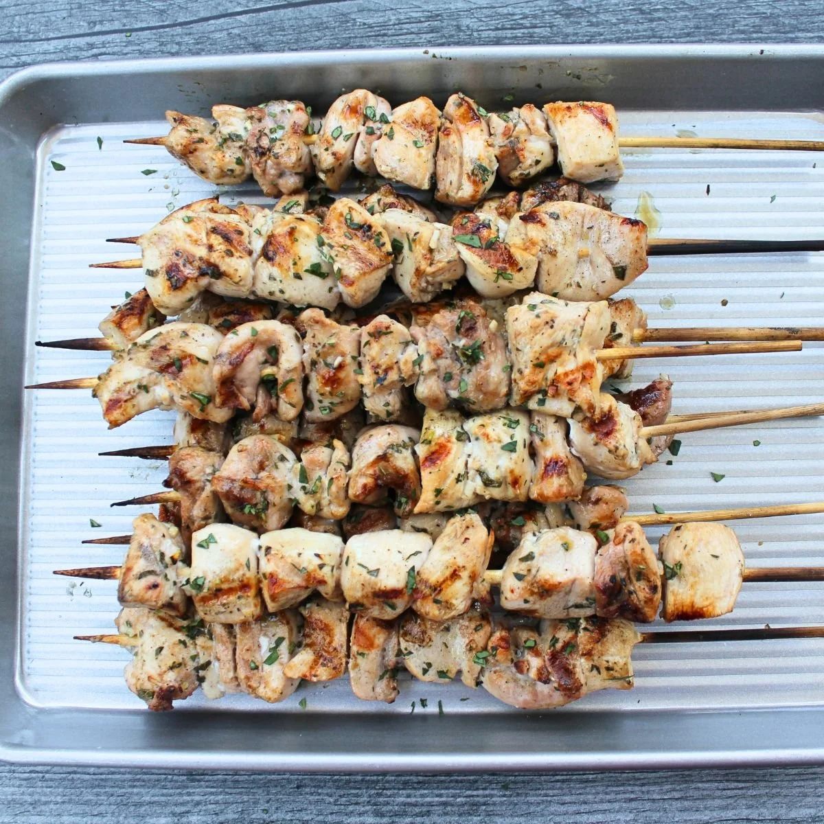 Grilled Chicken Souvlaki Skewers