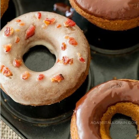 pumpkin donuts from against all grain