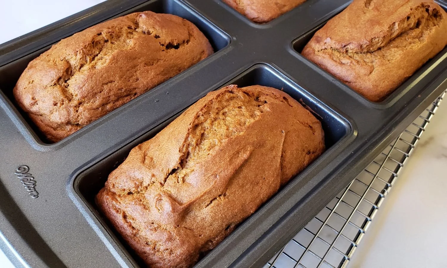 gluten free pumpkin bread loaves