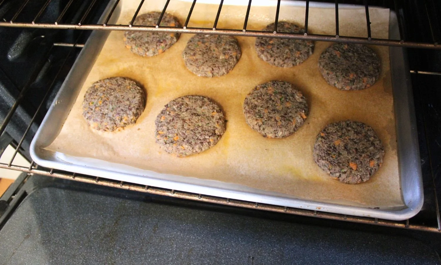 baking black bean and lentil cakes
