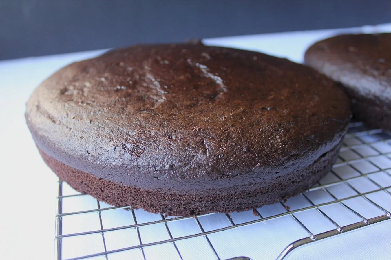 Gluten free chocolate cake layers