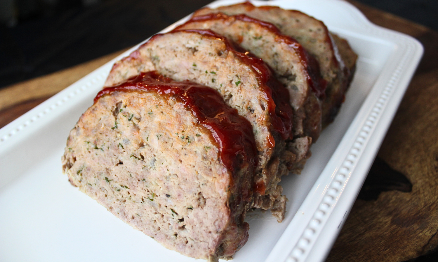 slices of gluten free meatloaf