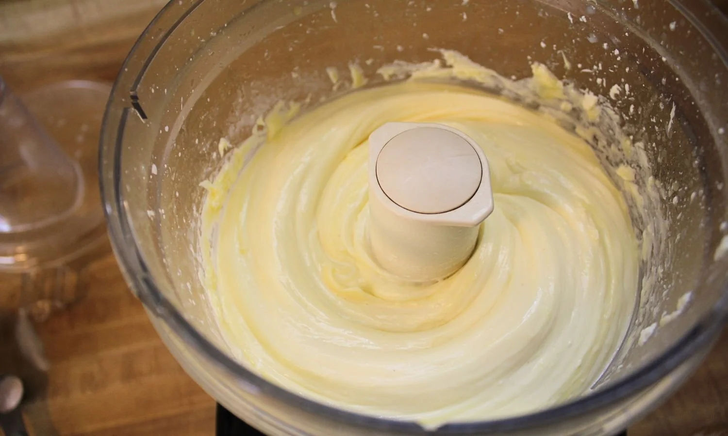 homemade mayo in food processor
