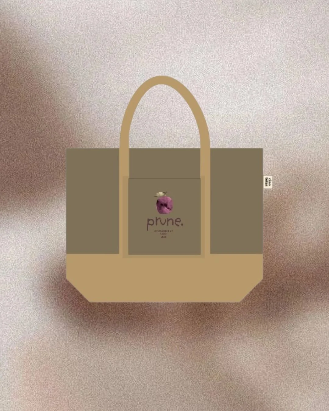 Tote bag prune