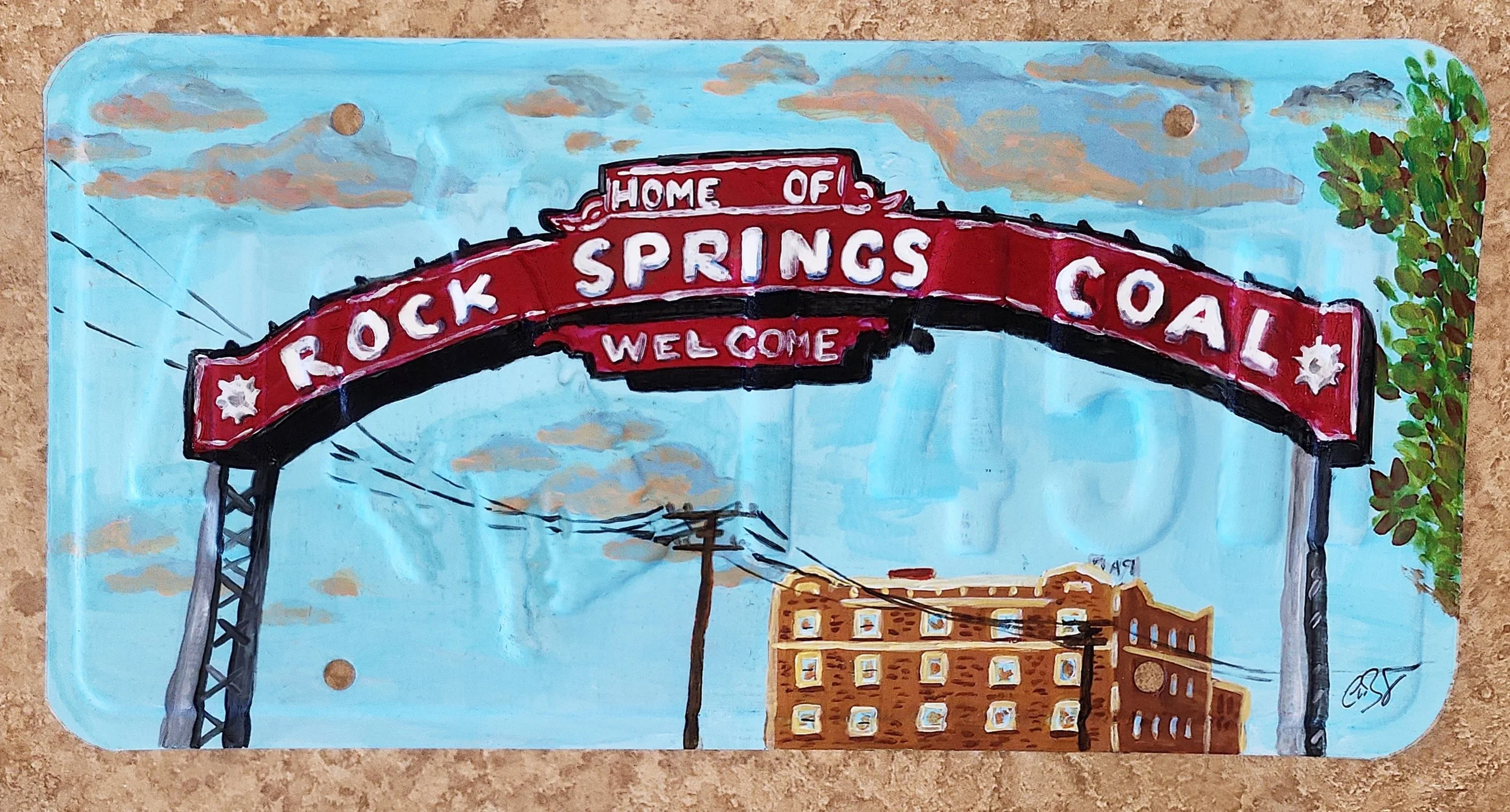 Rock Springs License Plate