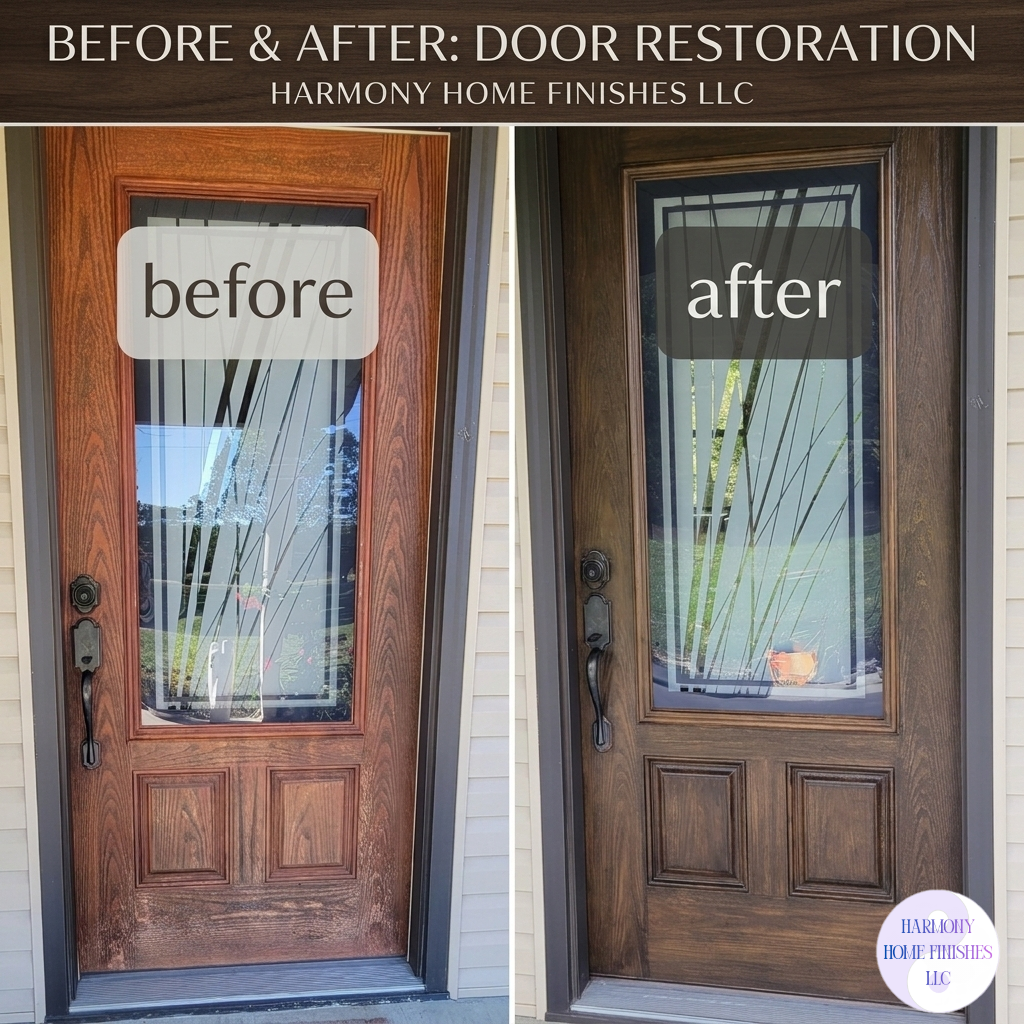 steel door that mimics real wood door