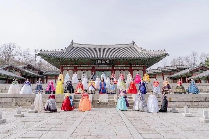 Korean Traditional Costume Hanbok Run Way