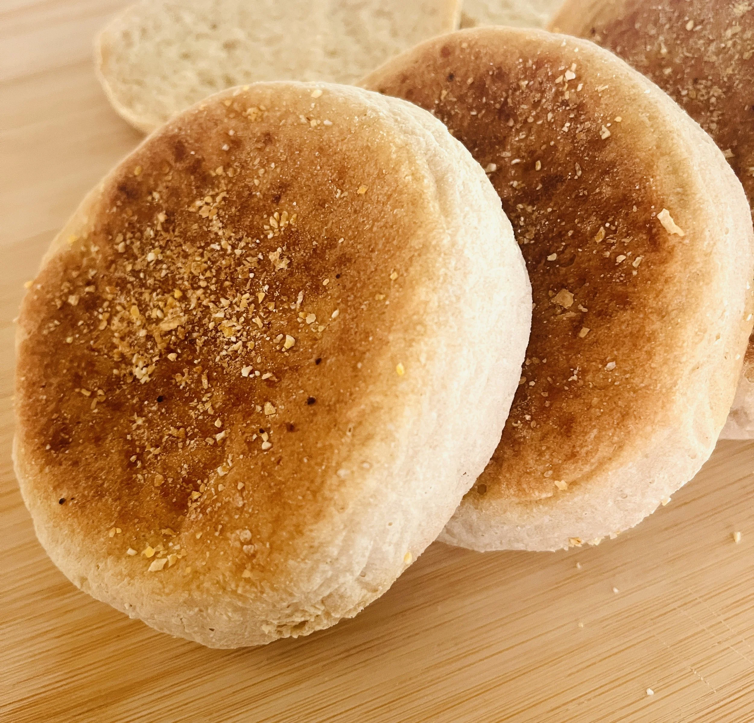 Gluten free English muffins.