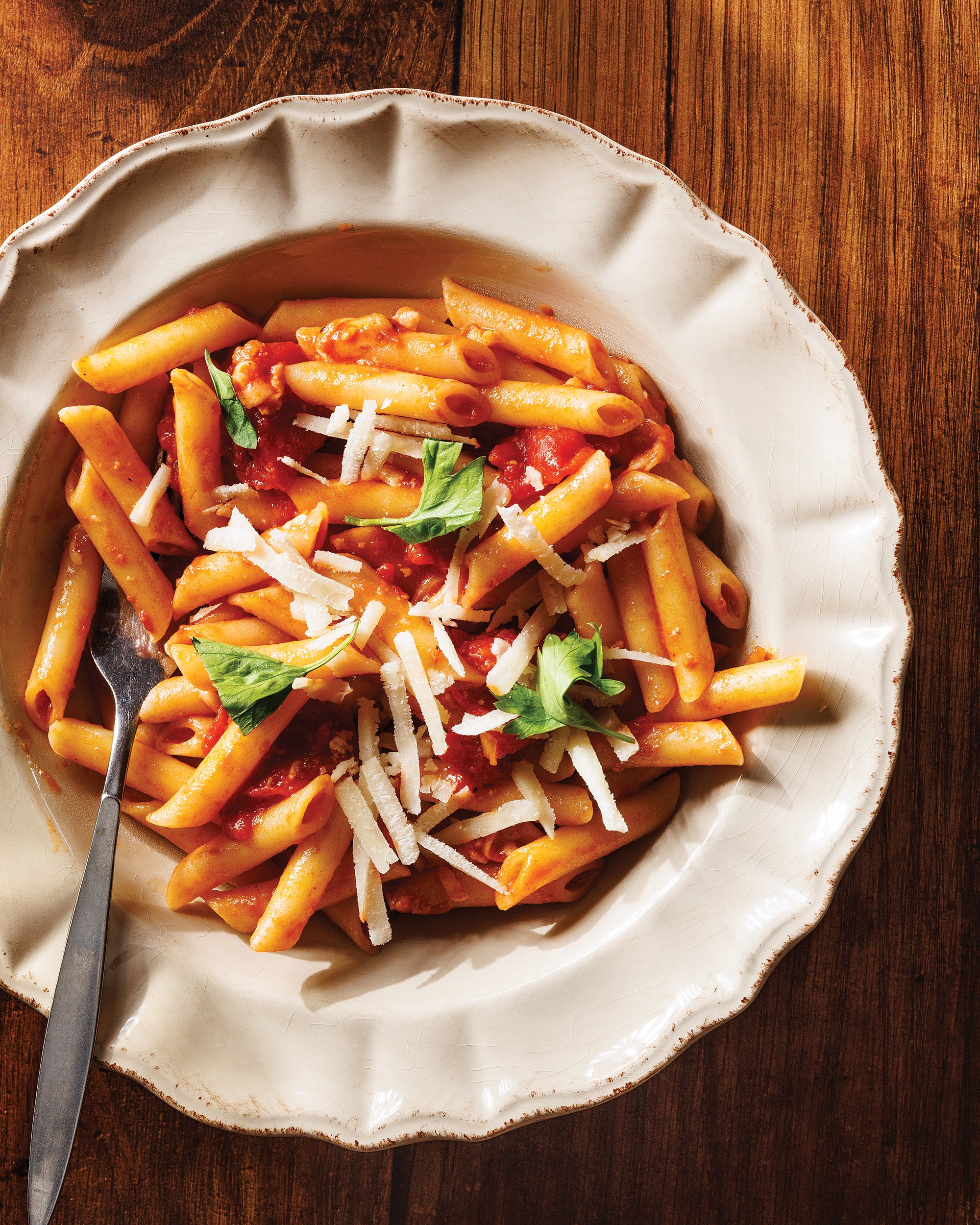 Penne all’Arrabbiata (Spicy Tomato Pasta)