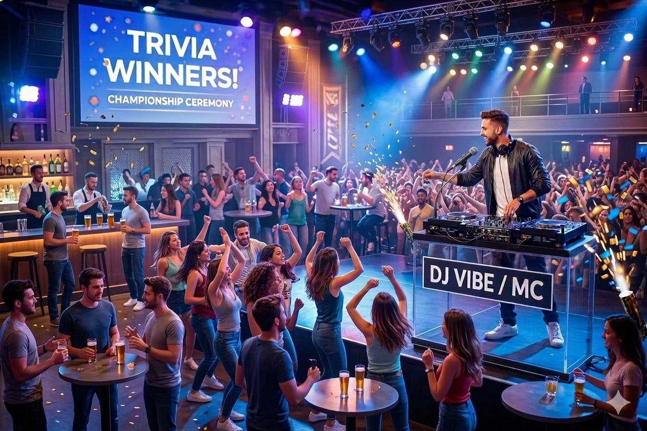 Trivia on the Beat (Music Trivia + Dance Party)