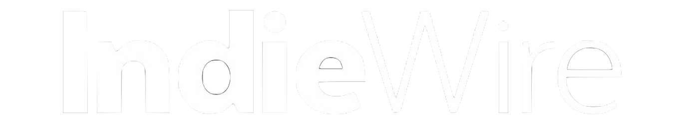 The word 'IndieWire' written in large white letters on a black background.